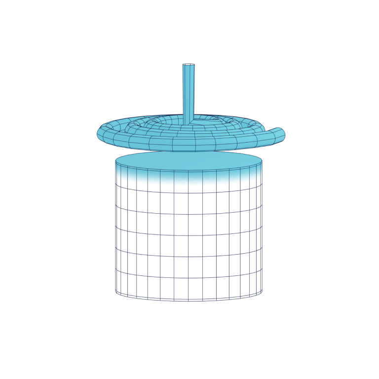 Illustration heating of the surface