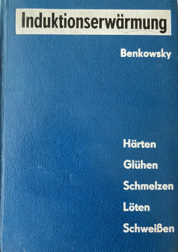Boekcover Induktionserwärmung van Benkowsky