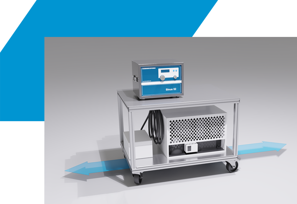 Himmelwerk converter on table with rollers